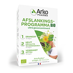 Arkofluides Afslankingsprogramma BIO - 30x15ml Ampullen