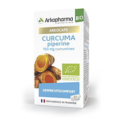 Arkocaps Curcuma Pipérine Confort Articulaire 40 Gélules NF