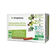Arkopharma Arkofluides Programme D&eacute;tox 30 Jours 30 Ampoules PROMO