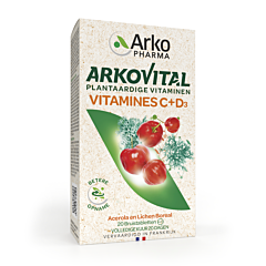 Arkovital Vitamines C + D3 - 20 Comprimés Effervescents