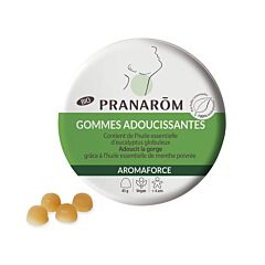 Pranarôm Aromaforce Gommes Adoucissantes Gorges Eucalyptus Bio 45 Pièces