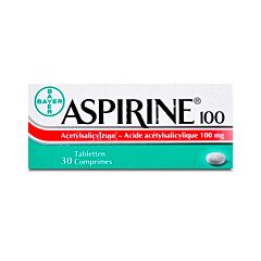 Aspirine 100mg 30 Comprimés