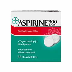 Aspirine 500mg 36 Bruistabletten