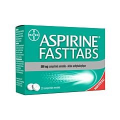 Aspirine Fasttabs 500mg 20 Tabletten