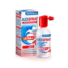 Audispray Ultra Désintégration Rapide Bouchons de Cérumen Spray Auriculaire 20ml