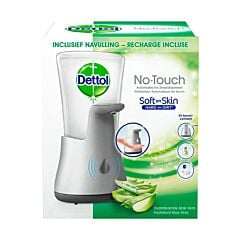 Dettol No-touch Automatische Zeepdispenser + Navulling Aloë Vera 250ml