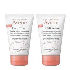 Avène Cold Cream Crème Mains Duo 2x50ml