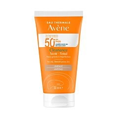 Avène Cleanance Getinte Zonnecrème SPF50+ - Vette Huid - 50ml