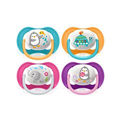 Philips Avent Sucette Ultra Air Animaux 6-18m 2 Pièces