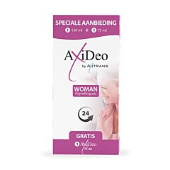 Axideo Woman Deo Spray 150ml + Tijdelijk Gratis Extra 75ml