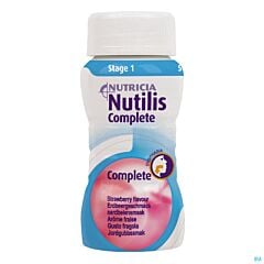 Nutricia Nutilis Complete Stage 1 Fraise Bouteille 4x125ml