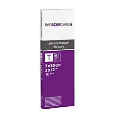 Bap Scar Care T Pansement Adhésif Silicone Fin Transparent - 5x30cm - 10 Pièces