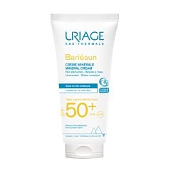 Uriage Bariésun Crème Minérale Très Haute Protection IP50+ Peaux Intolérantes Tube 100ml