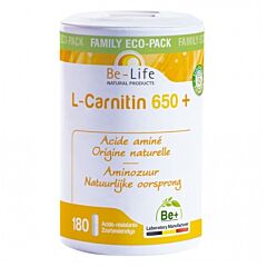 Be-Life L-Carnitine 650+ Acide Aminé 180 Gélules