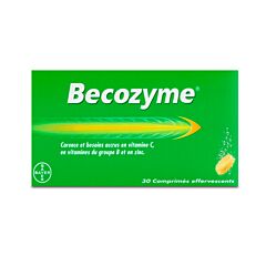 Becozyme 30 Comprimés Effervescents