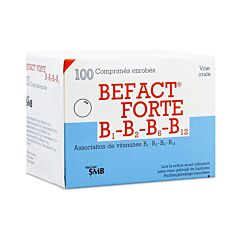Befact Forte B1 B2 B6 B12 - 100 Comprimés