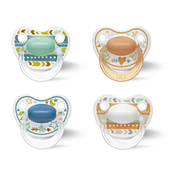 Bibi Happiness Dental Sucette Trends 6-16m 2 Pièces
