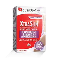Forté Pharma XtraSlim Capteur 3en1 Graisses Sucres Calories XtraFort 60 Gélules 