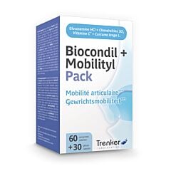 Biocondil + Mobilityl Pack Mobilité Articulaire 60 Comprimés + 30 Gélules