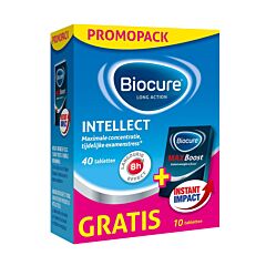 Biocure Intellect 40 Comprimés + GRATUIT Biocure Max 10 Comprimés