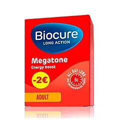 Biocure Long Action Megatone Energy Boost Adult 60 Tabletten PROMO - €2