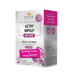 Biocyte Pack Activ'Anti-Rides Anti-Âge 90 Gélules PROMO 1 Mois OFFERT