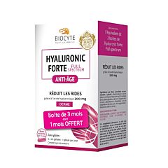 Biocyte Pack Hyaluronic Forte Full Spectrum 90 Gélules PROMO 1 Mois Offert