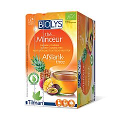 Biolys Afslankthee Guarana/ Groene Thee/ Exotische Vruchten 24 Zakjes