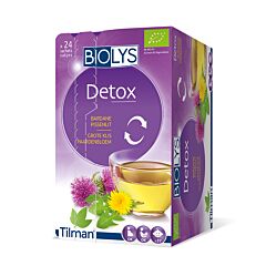 Biolys Détox Tisane Bardane Pissenlit 24 Infusions	