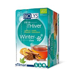 Biolys Thé de l'Hiver Tisane Cannelle Oranger 24 Infusions