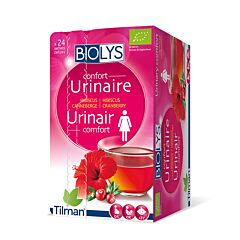 Biolys Confort Urinaire Tisane Hibiscus-Canneberge 24 Infusions