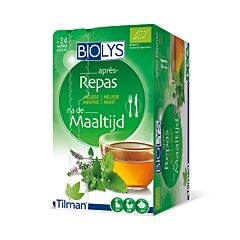 Biolys Après-Repas Tisane Mélisse Menthe 24 Infusions