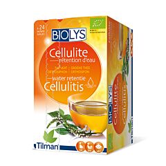 Biolys Cellulite Tisane Thé Vert Orthosiphon 24 Infusions