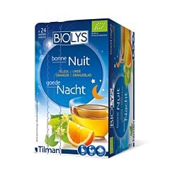 Biolys Bonne Nuit Tisane Tilleul Oranger 24 Infusions