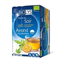 Biolys Tisane du Soir Verveine Oranger 24 Infusions