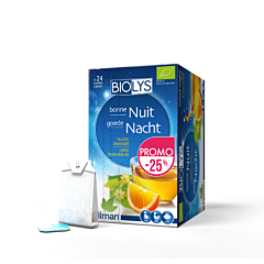 Biolys Bonne Nuit Tilleul Oranger Promo -25% - 24 Sachets