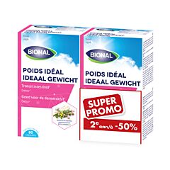 Bional Ideaal Gewicht 2x80 Capsules Promo 2de aan -50%