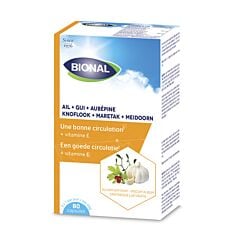 Bional Knoflook-Maretak-Meidoorn-Vitamine E 80 Capsules