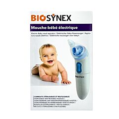 Biosynex Mouche-Bébé Électrique 1 Pièce + 3 Embouts