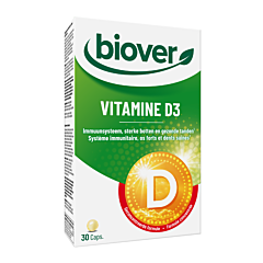 Biover Vitamine D3 - 30 Gélules