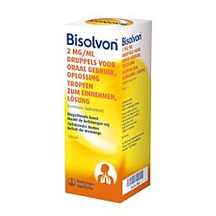 Bisolvon 0,2% Solution Buvable en Gouttes Toux Grasse Flacon 100ml