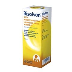 Bisolvon 0,2% Solution pour Inhalation par Nébuliseur Toux Grasse Flacon 100ml