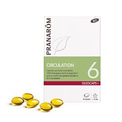 Pranarôm Oleocaps+ Bloedsomloop Bio Capsules 30 Stuks