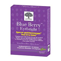 New Nordic Blue Berry Eyebright 60 Tabletten