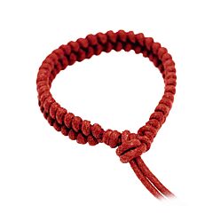 MosquitNo Bracelet Tissé Anti-Insectes Rouge 1 Pièce