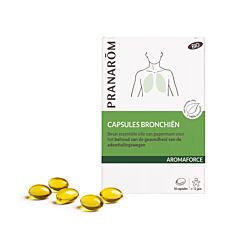 Pranarôm Aromaforce Capsules Bronches Bio 30 Gélules