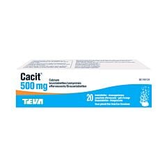 Cacit 500mg 20 Bruistabletten