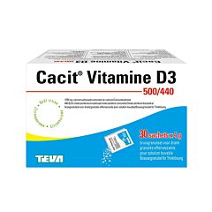 Cacit Vitamine D3 500mg/440ui Granulés Effervescents 30 Sachets