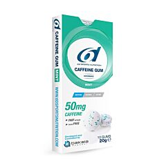 6D Caffeïne Kauwgom Munt 10 Stuks