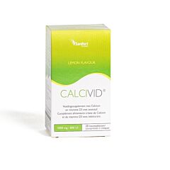 Calcivid 1000mg/800ie Lemon 28 Comprimés à Croquer